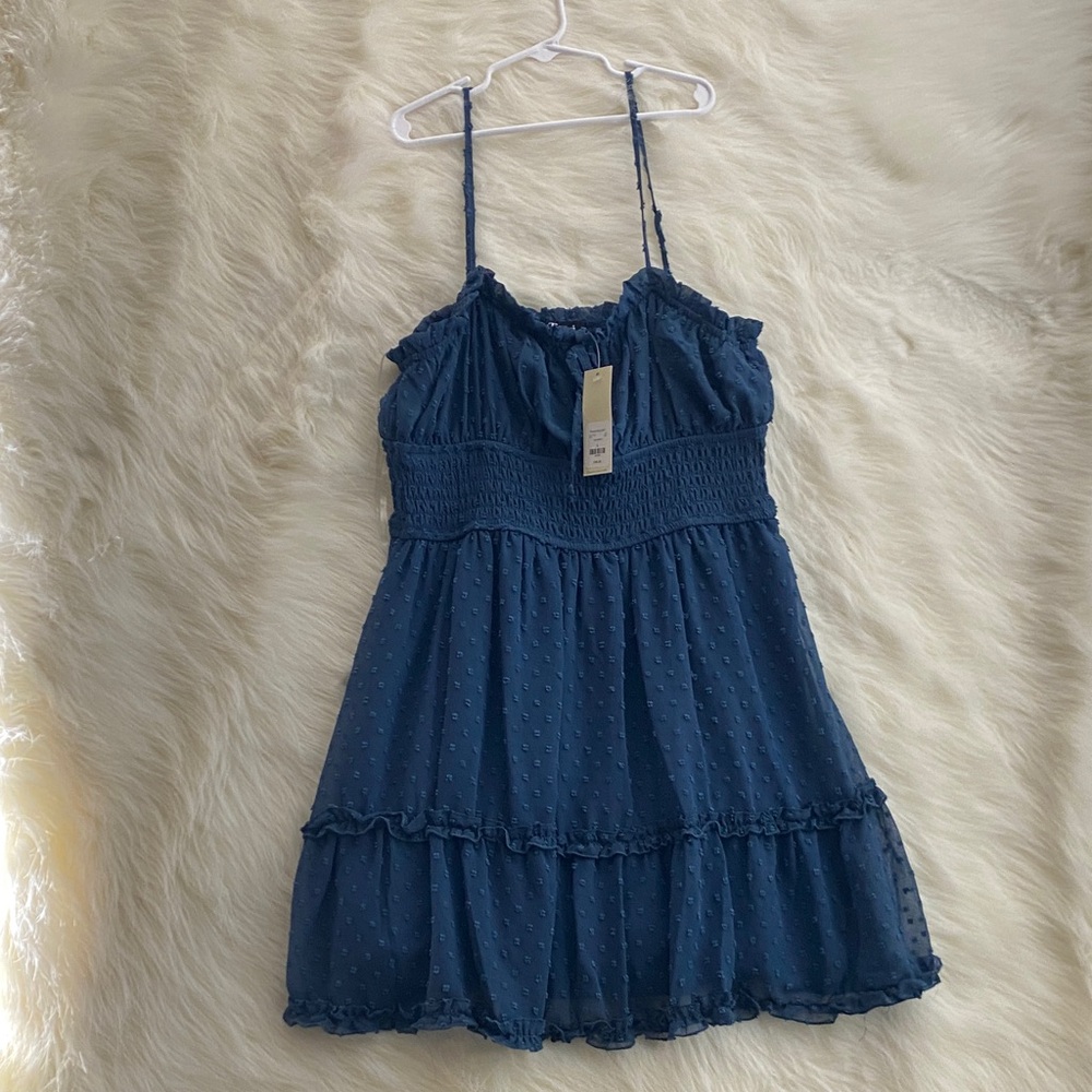 Francesca's Collections Blue Casual Dress